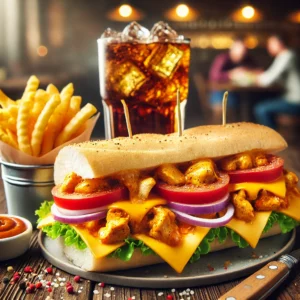 Sandwich Poulet Tikka + 1 boisson 33cl