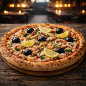 Pizza Fruits de mer Méga